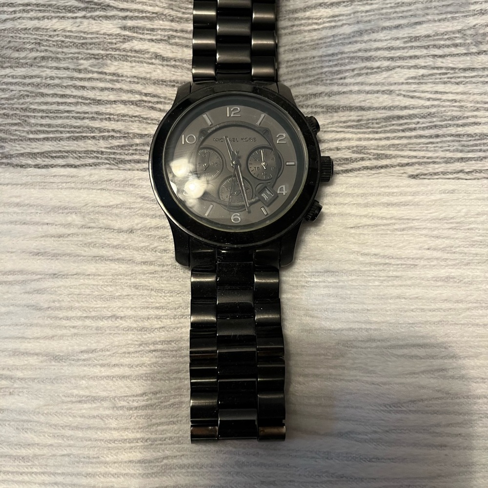 Michael Kors Black Stainless watch